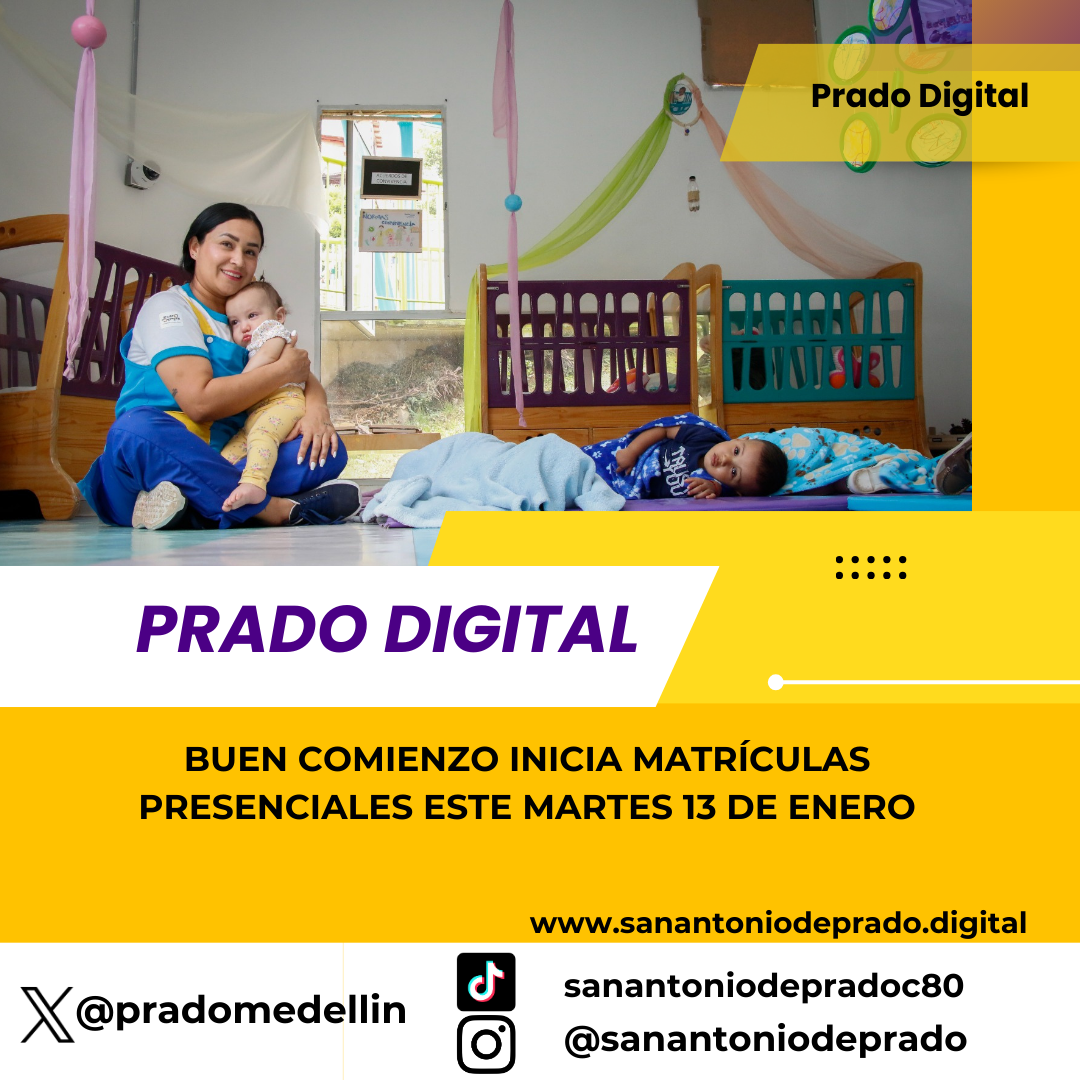 Buen Comienzo inicia matrículas presenciales este  martes 13 de enero 