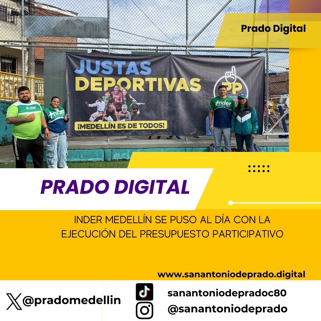 Inder Medellín avanza y cumple Presupuesto Participativo.