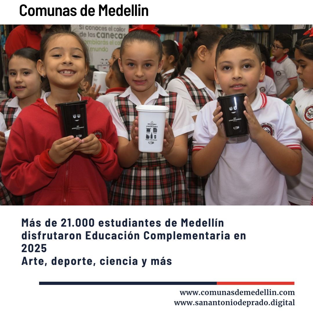 Más de 21.000 estudiantes fortalecen competencias en Medellín