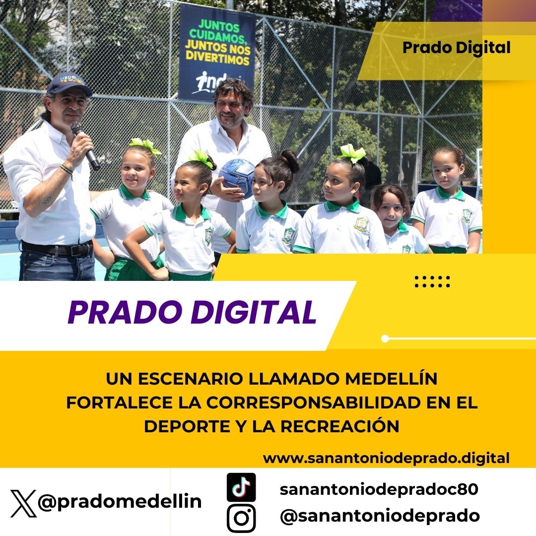 Un Escenario Llamado Medellín fortalece la  corresponsabilidad en el deporte y la recreación 