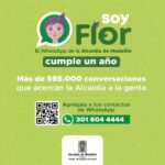 Flor, el canal de WhatsApp de la Alcaldía de Medellín 