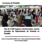 Medellín abre nuevas jornadas de Mejoramiento de Vivienda
