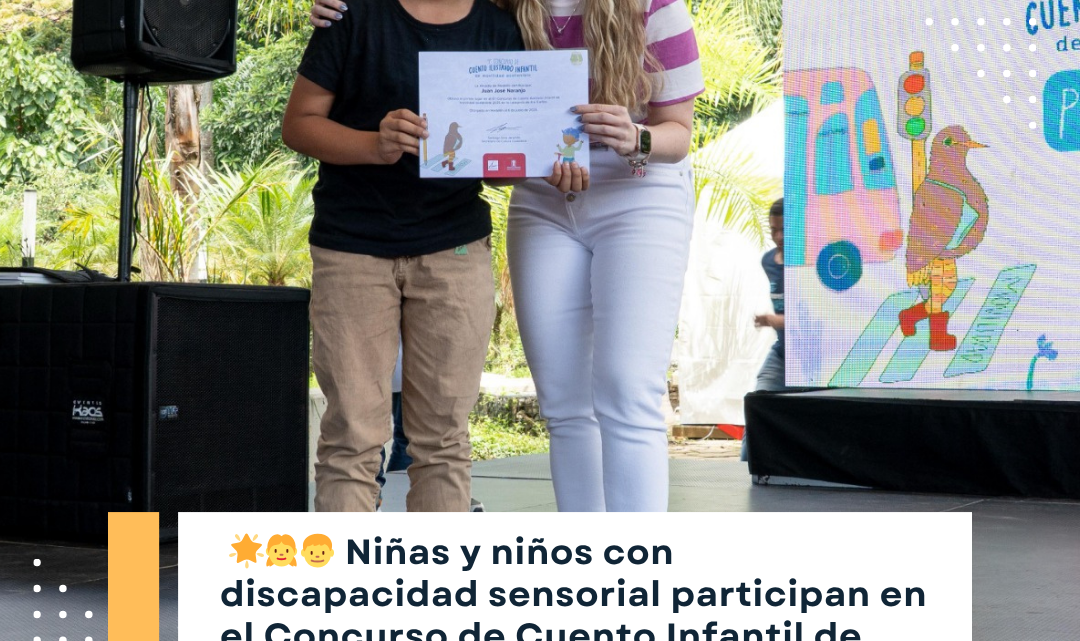 Medellín abre Concurso de Cuento Infantil para niños con discapacidad sensorial