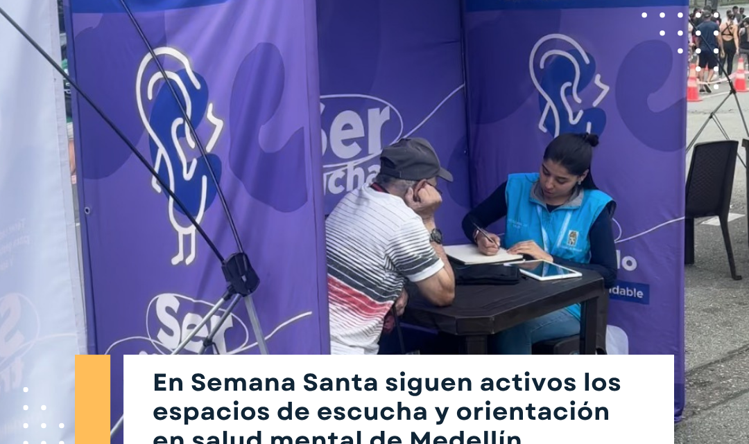 espacios de escucha y orientación en salud mental de Medellín