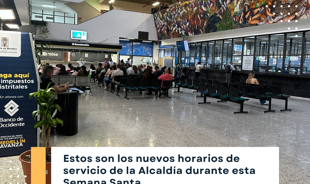 Cambios en la atención al público en Semana Santa