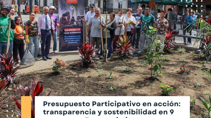 Medellín invirtió $16.000 millones en educación ambiental con Presupuesto Participativo