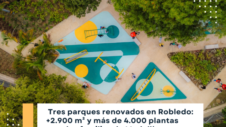 Parques renovados en Robledo Medellín