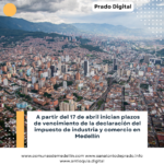 Declaración del Impuesto de Industria y Comercio (ICA)