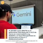 20.000 Cupos IA Generativa Medellín Ruta N Google