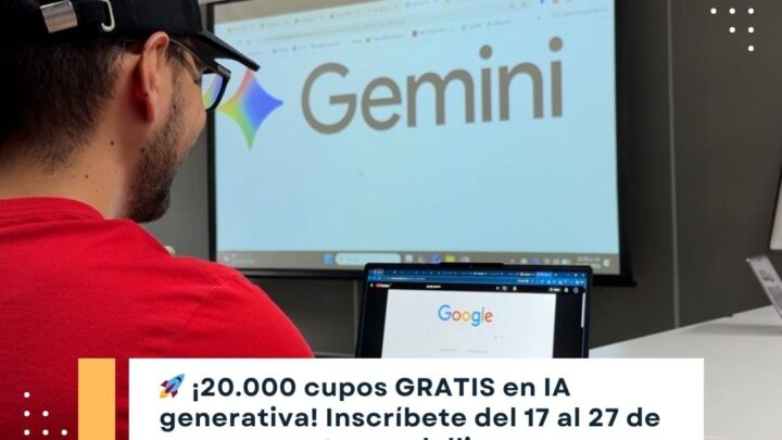 20.000 Cupos IA Generativa Medellín Ruta N Google