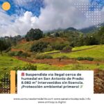 Suspendida Vía Ilegal Cerca Humedal San Antonio Prado