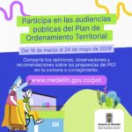 ¿Qué son las audiencias públicas del POT en Medellín?