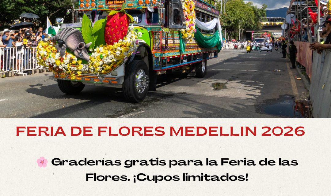 nscripciones para elingreso a las graderías de los desfiles de la Feria de las Flores