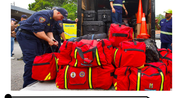 DESPLIEGUE DE BOMBEROS MEDELLÍN A VENEZUELA