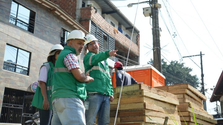 Obras quebradas priorizadas avanzan Medellín
