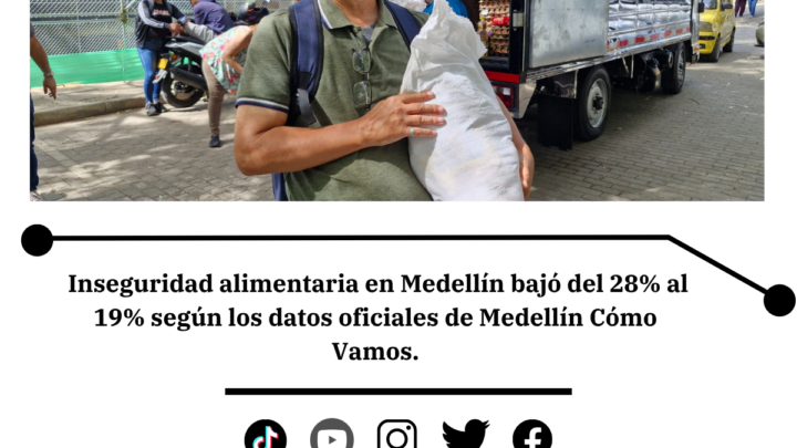Alianza Medellín Cero Hambre beneficia 25.880 hogares