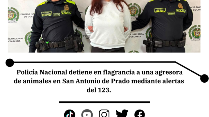 Capturada mujer en San Antonio de Prado por maltrato animal