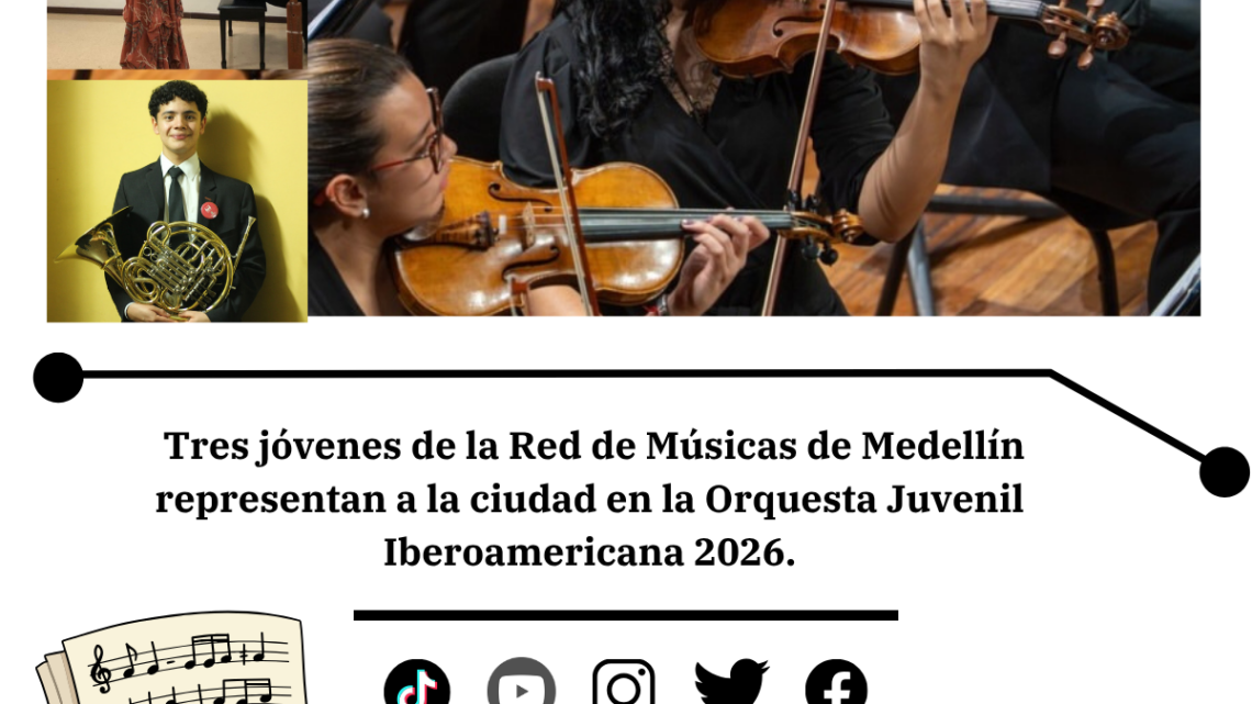 Tres jóvenes de Medellín brillan en la música iberoamericana