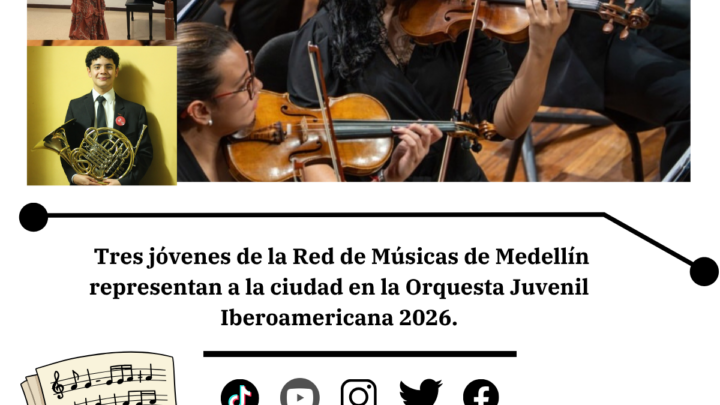 Tres jóvenes de Medellín brillan en la música iberoamericana