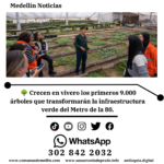 Metro de la 80: crecen 9.000 árboles para siembra